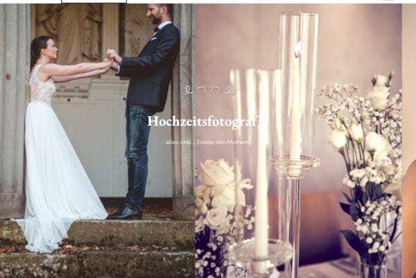 Brautpaar Sekt Fotograf